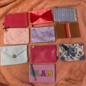 Ipsy Colorful Cosmetic Bag Collection